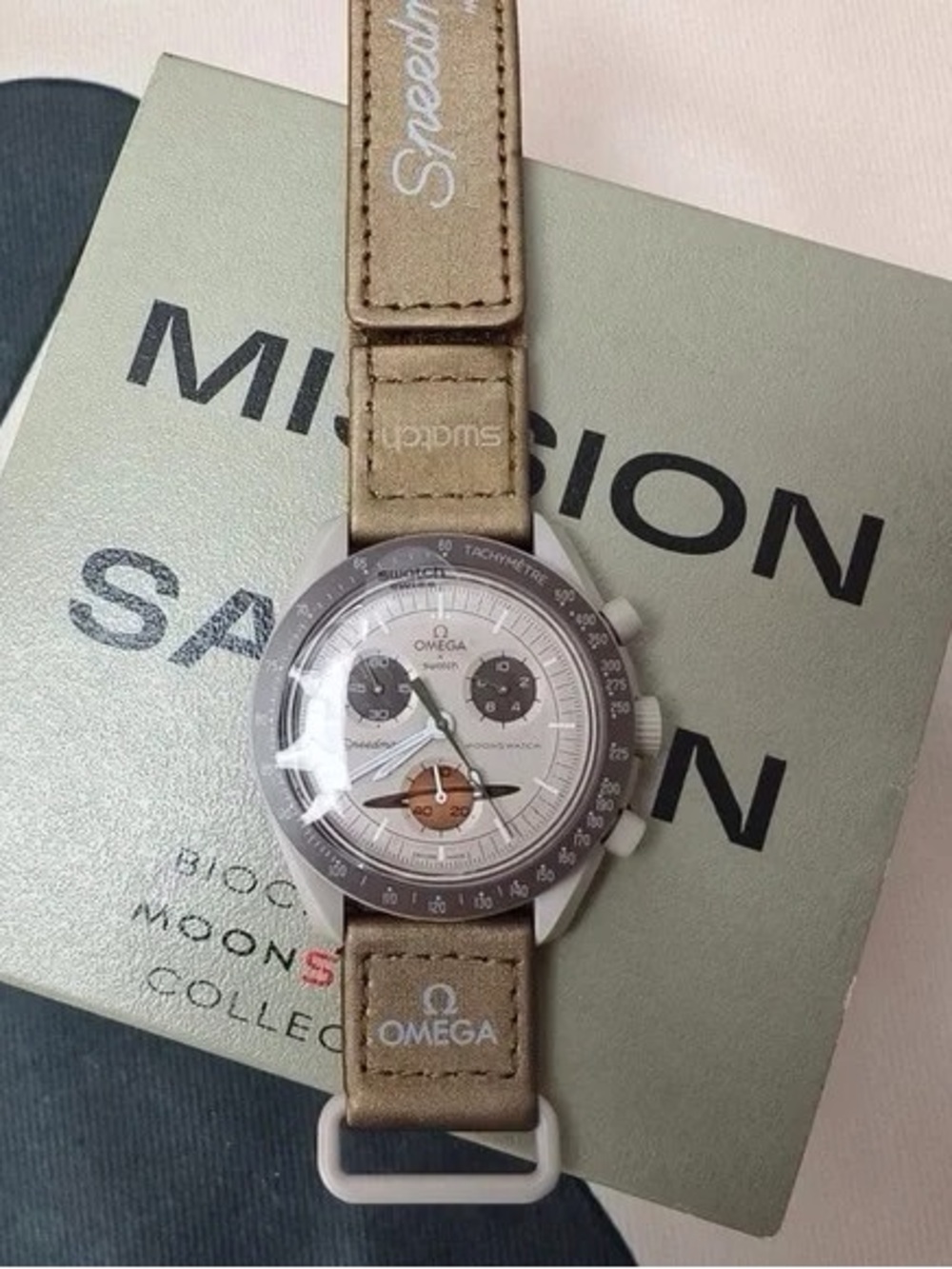 🫐Swatch x Omega MoonSwatch Mission to Saturn Watch